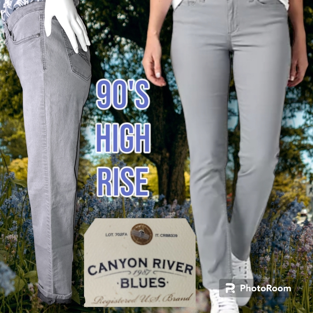 VINTAGE Y2K Dover Grey NWOT Canyon River Blues High Rise Bootcut Jeans Sz 12